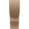 Ekena Millwork 7"W x 14"D x 21"H Classic Ridgewood Rough Cedar Woodgrain TimberThane Corbel, Primed Tan CORUR07X14X21RIDRCPR - alternate 3